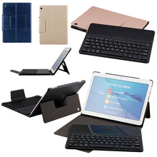 Funda de carcasa de teclado Bluetooth inalámbrico delgada de cuero para Huawei MediaPad M3 Lite, 10 BAH-W09, BAH-AL00, 10,1 2024 - compra barato