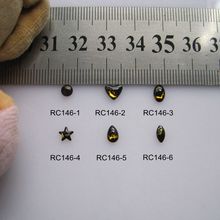 RC146 30-дневный Леопардовый принт, круглые сердца, овальные звезды, капли из смолы, мультяшное украшение для ногтей, украшение для ногтей своими руками 2024 - купить недорого