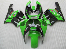 High quality plastic fairing kit for Kawasaki Ninja ZX7R 96 97 98-03 green black fairings set ZX7R 1996-2003 JU09 2024 - buy cheap