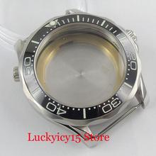 BLIGER Sapphire Glass 41mm Stainless Steel Watch Case with Ceremic Bezel Fit for MIYOTA Automatic Movement 2024 - buy cheap