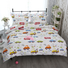 Korean bedding set Girl's heart small fresh cotton Cartoon bedding set flower bed sheets quilt cover 2024 - buy cheap