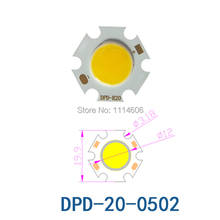5W 7W DPD-20-0502  0702 Led Chip for MR16 GU10 E27 GU5.3 COB led spotlight bulbs LAMP Round LED Cob Chip White/White Warm 2024 - купить недорого