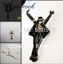 Regalrock Fashion Michael Jackson Pins MJ Hip Hop Dancing Brooch Hot Badges Wholesale Jewelry 2024 - buy cheap