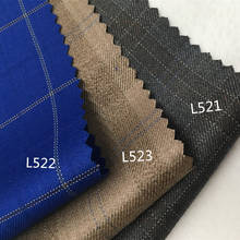 and winter clothing fashion fabric of wool and polyester thickened British Plaid suit fabric suit trousers vest DIY 2024 - buy cheap