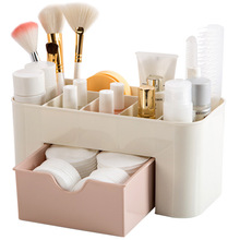Caixa de plástico para armazenamento, gavetas, maquiagem, organizador, jóias, caixa, cosméticos, escritório, maquiagem, recipiente 2024 - compre barato