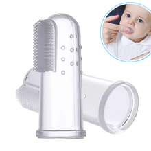 Baby Toothbrush Infant  Silicone Finger Brush Kids Rubber Cleaning Brush Massager Set for Baby Boys Girls Teethbrush Dental Care 2024 - buy cheap