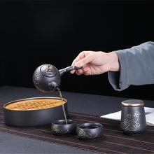 Китайские традиции Gai Wan чайные чашки чайные наборы фиолетовый песок китайский чайный набор кунг-фу фарфоровый чайный набор Gaiwan чайный горшок набор подарок 2024 - купить недорого