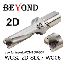 BEYOND WC-insertos de carburo de WC32-2D-SD27-WC05 SD27.5, 2D, 27mm, 27,5mm, WCMT, WCMT050308, broca Indexable, herramientas CNC 2024 - compra barato