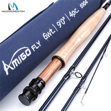 Maximumcatch Amigo Fast Action Fly Fishing Rod 8.6ft/9ft 4-8wt 30T SK Carbon Fiber Fly Rod with Cordura Tube 2024 - buy cheap