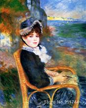 Paintings by Pierre Auguste Renoir By the Seashore by Renoir reproduction art High quality Hand painted 2024 - buy cheap