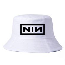 Cool Industrial Nation bucket hat Women Men Nine Inch Nails Caps Summer safari fishing hats fashion panama fisherman cap 2024 - buy cheap