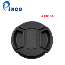 Pixco 100 piezas 49mm tapa de lente para Canon para Nikon Pentax para Olympus Cap 2024 - compra barato