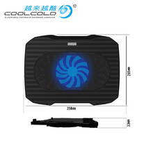 COOLCOLD охлаждающая подставка для ноутбука охлаждающий светильник-вентилятор USB подставка для ноутбука скользящая подставка кулер 2024 - купить недорого