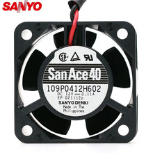Original For Sanyo 109P0412H602 4020 40*40*20mm DC 12V 4CM 0.11A server inverter  cooling fan 2024 - buy cheap