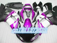 Kit de carenados de alta calidad para motocicleta, kit de carenado YZF R6 600 98 99 00 01 02, YZF R6 1998-2002 1998 1999 2000 2001, color morado, blanco y negro D 2024 - compra barato