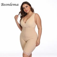 Beonlema Women Shapewear Plus Size Slimming Bodysuit Butt Lifter Body Shaper 6XL Open Crotch Female Shapers Tummy Modeling Faja 2024 - buy cheap