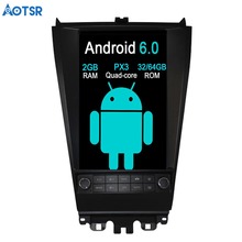 Aotsr Android 7,1 Тесла вертикальный экран автомобиля без DVD плеер GPS навигация для HONDA ACCORD seven 2003-2007 головное устройство мультимедиа 2024 - купить недорого