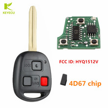 KEYECU Replacement Remote Car Ignition Key Fob 4D67 Chip HYQ1512V for Toyota 2003-2007 Land Cruiser 2008-2009 FJ Cruiser 2024 - buy cheap