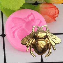 Mujiang 3D Cake Baking Silicone Mold Bumble Bee Soap Candy Chocolate Gumpaste Molds Sugarcraft Fondant Cake Decorating Tools 2024 - buy cheap