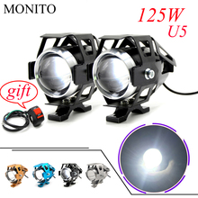 Luz LED antiniebla para motocicleta, lámpara auxiliar de 12v para Honda PCX 125 150, KAWASAKI Versys 650, KLZ1000 y Z400 2024 - compra barato