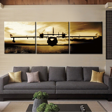 Triptych Print Canvas Painting Aircraft and Automotive Wall Art Picture Bar Cafe Abstract Giclee Poster Home Decor Living Room 2024 - buy cheap