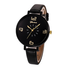 Relógio feminino genebra, relógio de pulso feminino quartz, elegante 45 2024 - compre barato