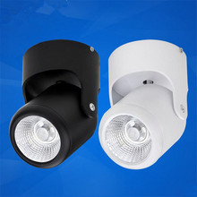 Holofote led para teto, 10w, 20w, cob, brilho ajustável, holofote de teto, lâmpada de parede 2024 - compre barato