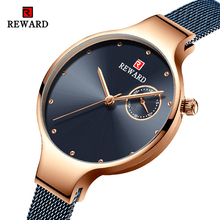 REWARD Women Watch Top Luxury Brand Fashion Blue Quartz Watches Ladies Casual Waterproof Wristwatch reloj mujer Relogio Feminino 2024 - buy cheap