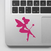 Pink Beautiful Little Fairy Pattern Decal, Tinkerbell Sitting Sticker, Laptop Sticker Laptop Decal Art Vinyl Decal GA219 2024 - buy cheap