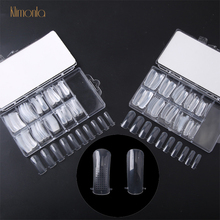 100pcs Transparent Quick Building Nail Art Extension Mold Crystal Fake Nails For UV Gel Acrylic DIY Manicure False Nail Tips 2024 - buy cheap