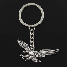 New Keychain 28x50mm Hawk Eagle Pendants DIY Men Car Key Chain Ring Holder Keyring Souvenir Jewelry Gift 2024 - buy cheap