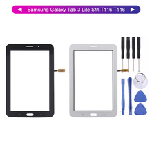 For Samsung Galaxy Tab 3 Lite SM-T116 T116 Touch Screen Digitizer Panel Glass Sensor Black White 2024 - купить недорого
