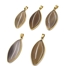 Natural Stone Agates Pendant Charms Pendants for Jewelry Making DIY Necklace Size 20x43 mm 2024 - buy cheap