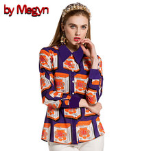 by megyn ladies tops and blouses 2018 woman long sleeve fashion printed shirts blouses plus size feminine blouses chemise femme 2024 - buy cheap