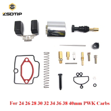 Zsdtrp-1 conjunto de carburadores para motocicleta pwk, kits de reparo reconstrução carb com jatos de reposição, 24/26/28/30/32/34/36/38/40mm 2024 - compre barato