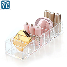 Clear Acrylic Cosmetic Organizer Box Makeup Storage New Brush Lipstick Holder Makeup Make Up Case Sundry Jewelry Storage Tools 2024 - buy cheap