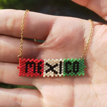 Collar con letras de FAIRYWOO para mujer, Gargantilla con colgante de cuentas Miyuki hecha a mano de México, joyería de amistad al por mayor, regalos 2024 - compra barato