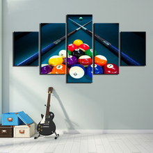 Canvas Painting Modern 5 Pcs HD Prints Art Posters Artwork Wall Art snooker Pictures for Living Room Home Decoration 2024 - buy cheap