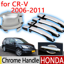 Hot Sale For Honda CRV CR-V 2007-2011 Accessories Chrome Door Handle 2007 2008 2009 2010 Car Covers Stickers Car Styling 2024 - buy cheap