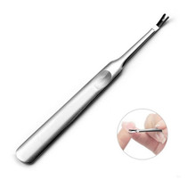 2Pc Stainless Steel Cuticle Pusher Nail Manicure Dead Skin Remover Pedicure Tool Nail Tools Callus Cuticle Trimming zkh104 2024 - buy cheap