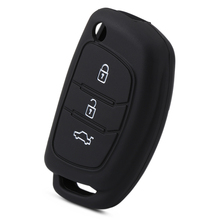 Car Silicone remote key cover protection case for Hyundai ix35 iX45 iX25 i10 i30 Sonata Verna Solaris Elantra Elantra Accent 2024 - buy cheap