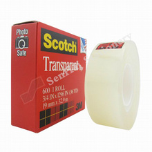 Scotch 600-Cinta de prueba de adhesión de pintura, cinta invisible transparente de una sola cara, 12,7mm x 33m /19mm x 33m 2024 - compra barato