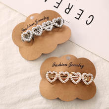 1pc Fashion Women Pearl Hair Clip Snap Barrette Stick Hairpin Bobby For Girl Hair Accessories Headwear 2024 - buy cheap