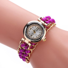 #5001Women Knitting Rope Chain Winding Analog Quartz Movement Wrist Watch reloj mujer New Arrival Freeshipping Hot Sales 2024 - buy cheap