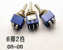 10 PCS/lot  Toggle Switches MTS202 6 Pin double toggle switches Toggle Rocker Switches ON-ON 6A/125V 3A/250V 2024 - buy cheap