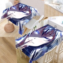 Custom Akame ga Kill Pattern Tablecloth Waterproof Oilproof Rectangular Home Wedding Tablecloth Textiles 2024 - buy cheap