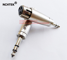 NCHTEK XLR 3Pin Female to 6.35mm 1/4" Stereo Plug TRS Connector, XLR 3Pin Microphone Jack to 6.35 Adapter/Free Shipping/5PCS 2024 - buy cheap
