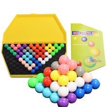 IQ Logic Pyramid Beads Puzzle 3D Mind Brain Teasers Kids Educational Game for Children Adults 2024 - buy cheap