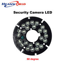 Heanworld 24 IR Leds Infrared IR Board for Security camera CCTV dome Camera 60 Degrees camera LED board 2024 - buy cheap