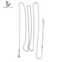 10pcs/lot ! Ball chains necklace for floating locket/ moneda pendant 2.4mm width 80cm length 316 stainless steel MICH01*10 2024 - buy cheap